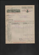 NORDHAUSEN, Rechnung 1922, Grimm & Triepel Kautabak-Zigarren-Fabriken
