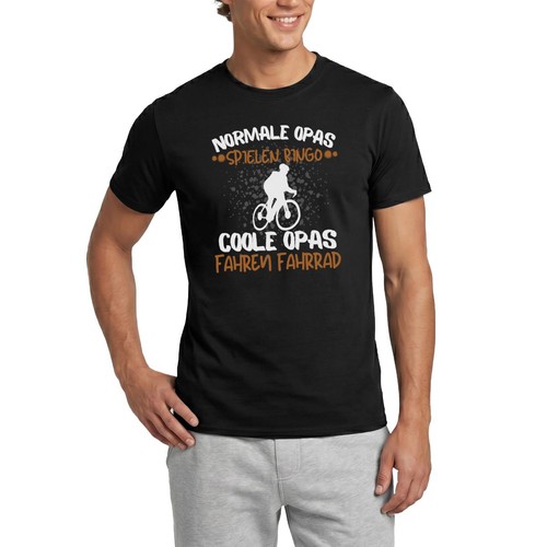 Coole opas fahren fahrrad - coole,