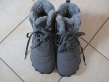 Sportschuhe Wanderschuhe grau gefüttert Fell Gr.41 / Mishansha