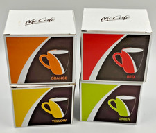 ☕ McCafé Coffee Collection – 4 Tassen 2009, Keramik, OVP – spülmaschinenfest ✅