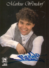 Autogramm Markus Wendorf Schlagersänger Bühl Originalunterschrift