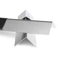 Winkel Edelstahl gebürstet