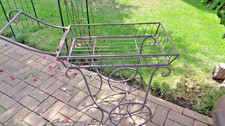 Blumen-/Pflanzenwagen Korb Metall 65 cm x 40 cm x 70 cm