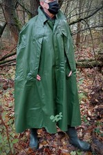 Herren RAR Deutsche Grenzpolizei PVC PU Gummi Regen Cape Mantel Jacke 54 UK 44