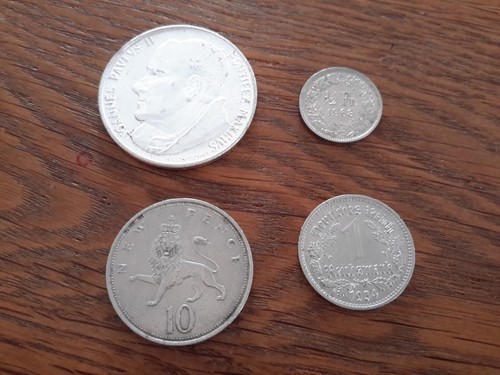 Sammlung von münzen - sammlung, /