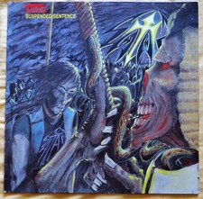  Satan ‎– Suspended Sentence  - Label produced by Steamhammer - LP 12" (1987)