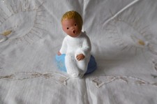 original Singer Engel auf blauer Wolke