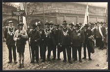 Foto-AK Kulmbach, Gruppe der Zimmerstutzen Schützen-Gesellschaft Tell 