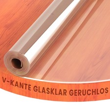 Transparente Folie Schutzfolie mit abgeschrägter V-Kante, rund