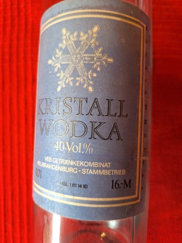 Original ddr kristall wodka - ddr,