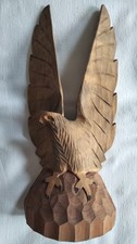 Adler Wandbild Holz
