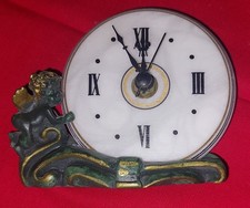 Tischuhr Kaminuhr mit Engel