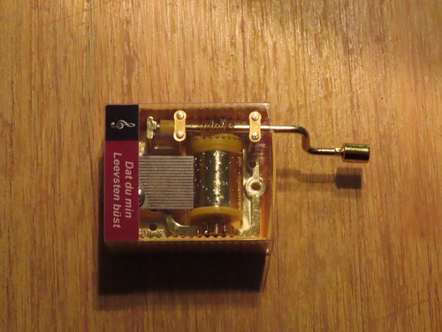 Mini drehorgel spieluhr mit - drehorgel,