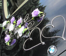 Brautpaar Dekoration 13 Teile Autoschmuck Hochzeitsauto Schmuck Autodeko - Sarah