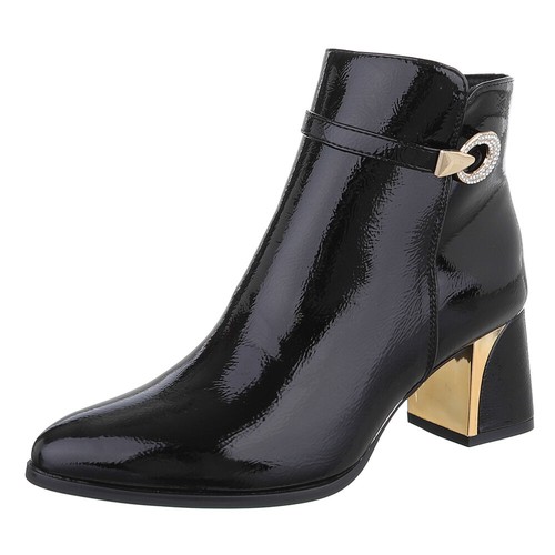 Damen stiefeletten mit - mit, strass