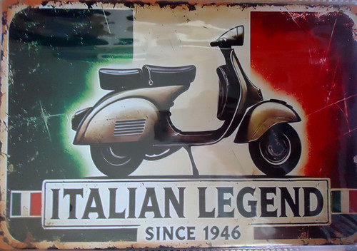 Vespa roller italian legend - italian,