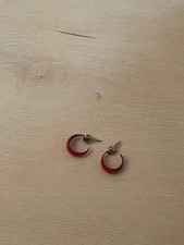 Ohrringe - dunkelrosa - Bijou