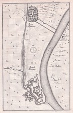 Gennep Niederlande Nederland Netherlands Kupferstich engraving Merian 1650