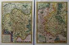 Thuringiae-Misniae et Lusatiae - Thüringen und Meissen von Abraham Ortelius 1579