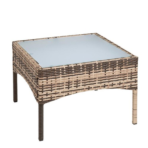 Polyrattan beistelltisch - polyrattan,