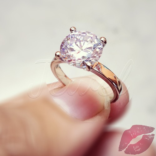 Karat rund diamant solitär - karat,