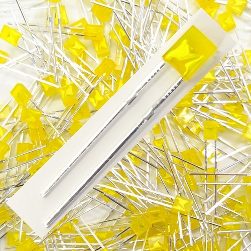 Led rechteckig gelb - led,
