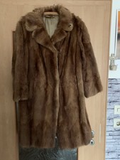 Nutria Pelzmantel - Größe L