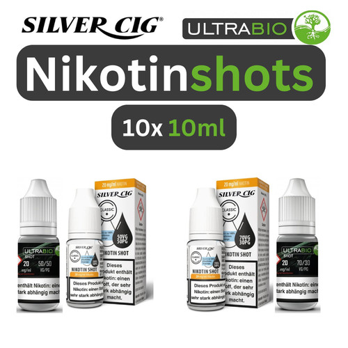 Nikotin shots 20mg 10x 10ml - shots,