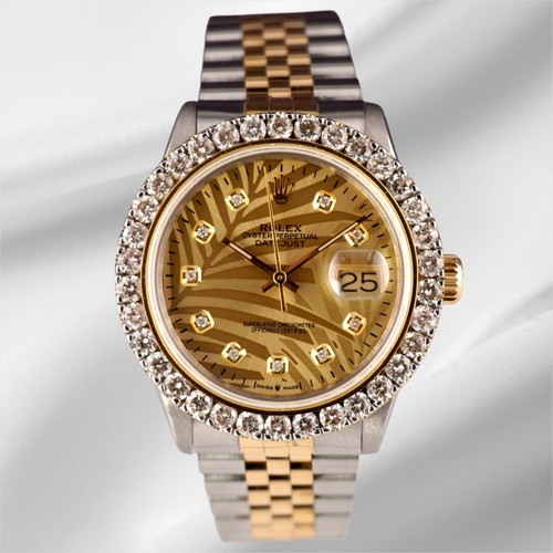 Rolex datejust 36mm stahl - yg,