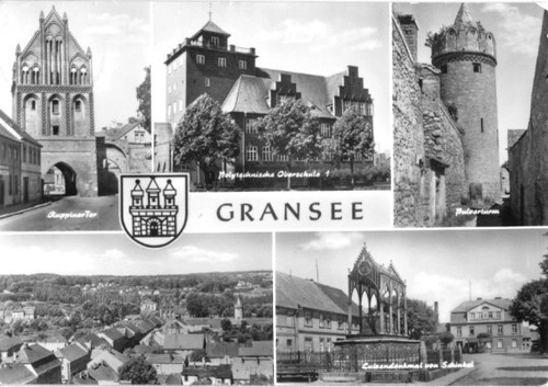 Gransee fünf abb - ak,, gransee,