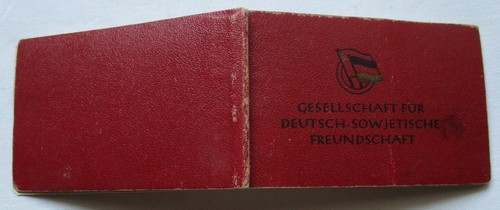 Ddr mitgliedsbuch - ddr,