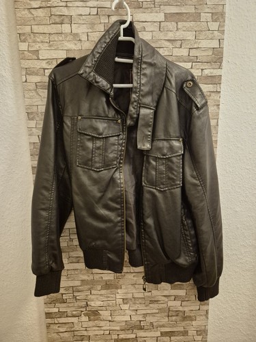 Lederjacke dunkelbraun - lederjacke,