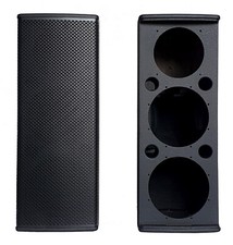 2x25cm/10" 2-Wege Bassreflex Leer-Gehäuse 15mm Birken-Multiplex MODELL K 10/2-II