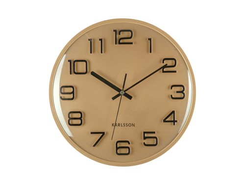 Wanduhr gold numbers ø - wanduhr, in