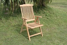 Verstellbarer massiver teak - verstellbarer,