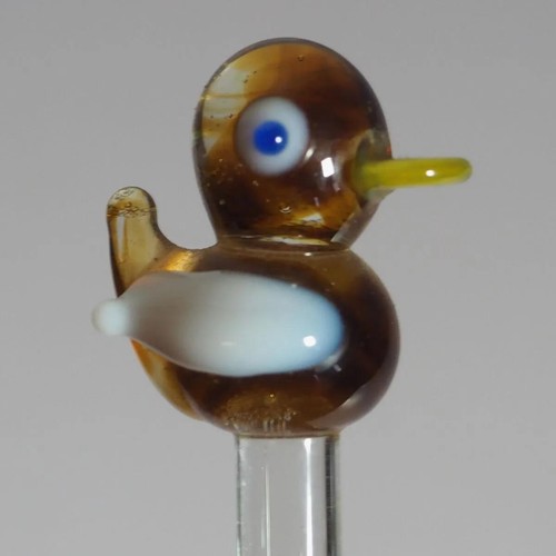 Vintage glas cocktailrührer - glas,
