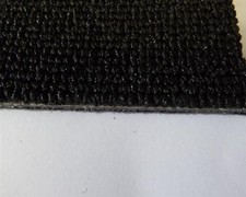 3 m² Autoteppich Meterware Schlingenteppich Oldtimer schwarz Rest 150 x 200 cm