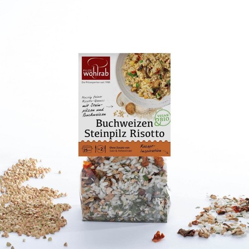 Buchweizen steinpilz risotto - buchweizen,