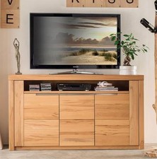 Massivholz TV-Kommode 3türig