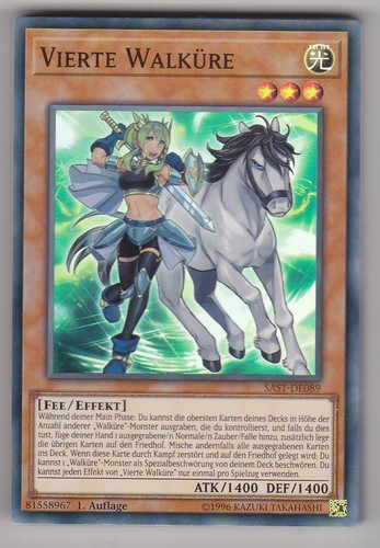 Vierte walküre super - yu-gi-oh,