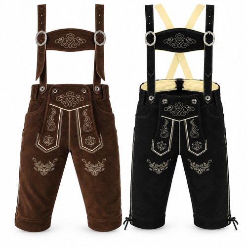 Herren lederhose kniebund - herren,