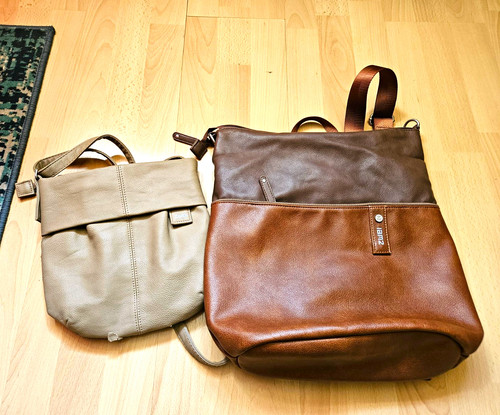 Zwei damen rucksack kunstleder - rucksack,