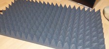 12 Stk. Pyramidenschaumstoff Akustik Tonstudio 6 m2 (1m x 0,5m)
