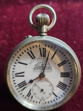 Herren Taschenuhr West End Watch -  Swiss Made   Eisenbahneruhr läuft problemlos