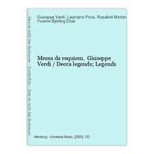 Messa da requiem. Giuseppe Verdi / Decca legends; Legends Verdi, Giuseppe (Kompo