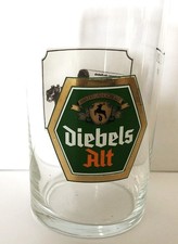 Diebels Alt Bierglas 0,2L mit Pferdewagen-Bild