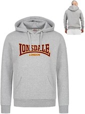 Lonsdale Grey Hoodie Classic