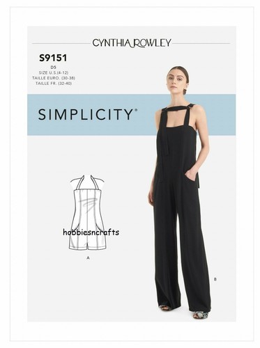 Simplicity 9151 misses overall - simplicity,