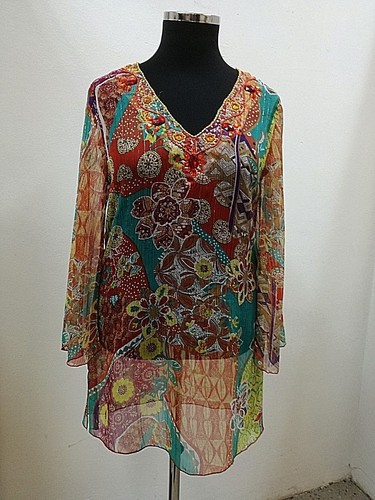 Tunika-Kleid-Sommer-Damen