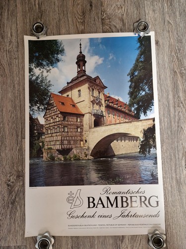 Vintage bamberg poster - vintage,